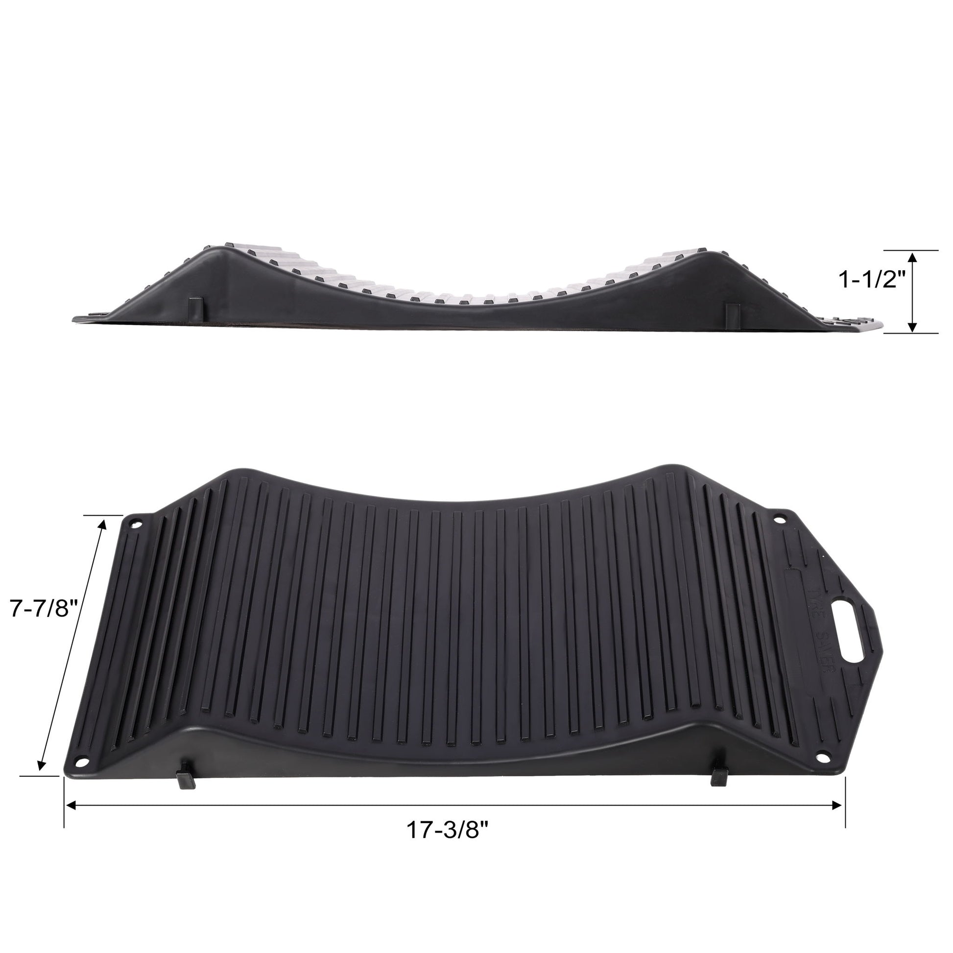 Tire Saver Ramps Anti-Slip Design (Set of 4) - Black