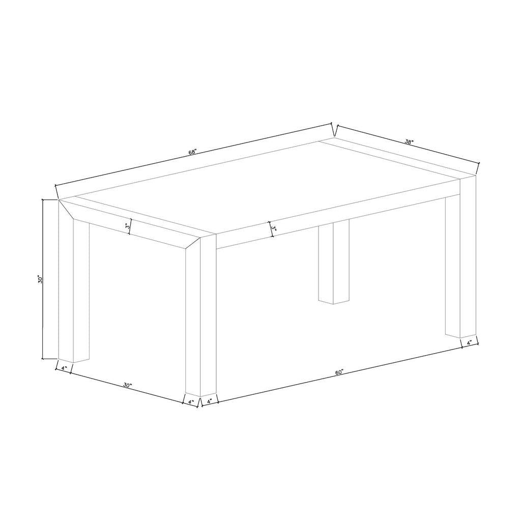 Dahiris - Dining Table - Black