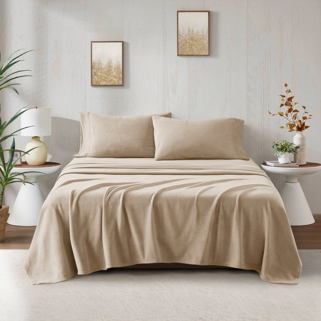 Micro Fleece - Queen Sheet Set - Khaki