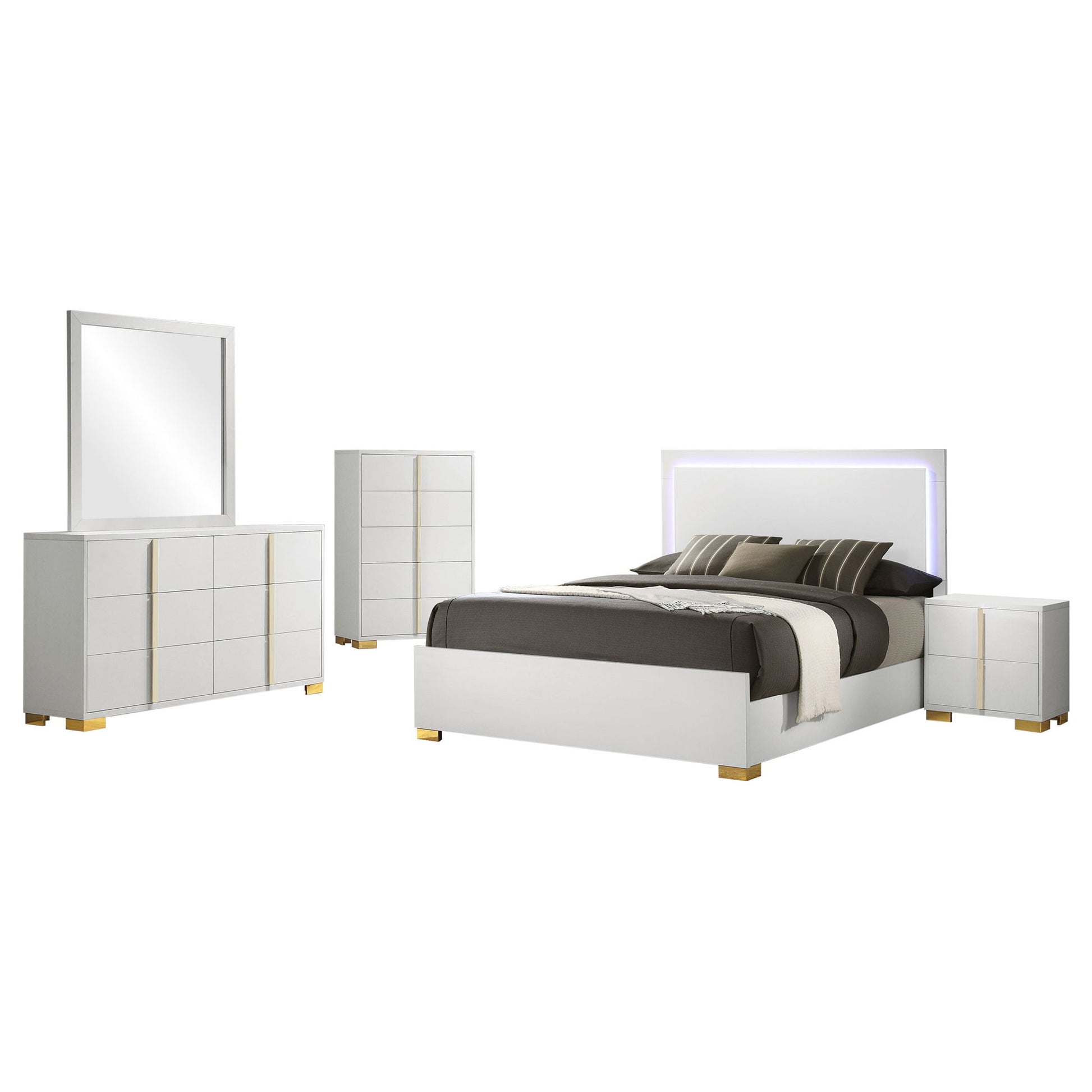 Bedroom Set With Accents