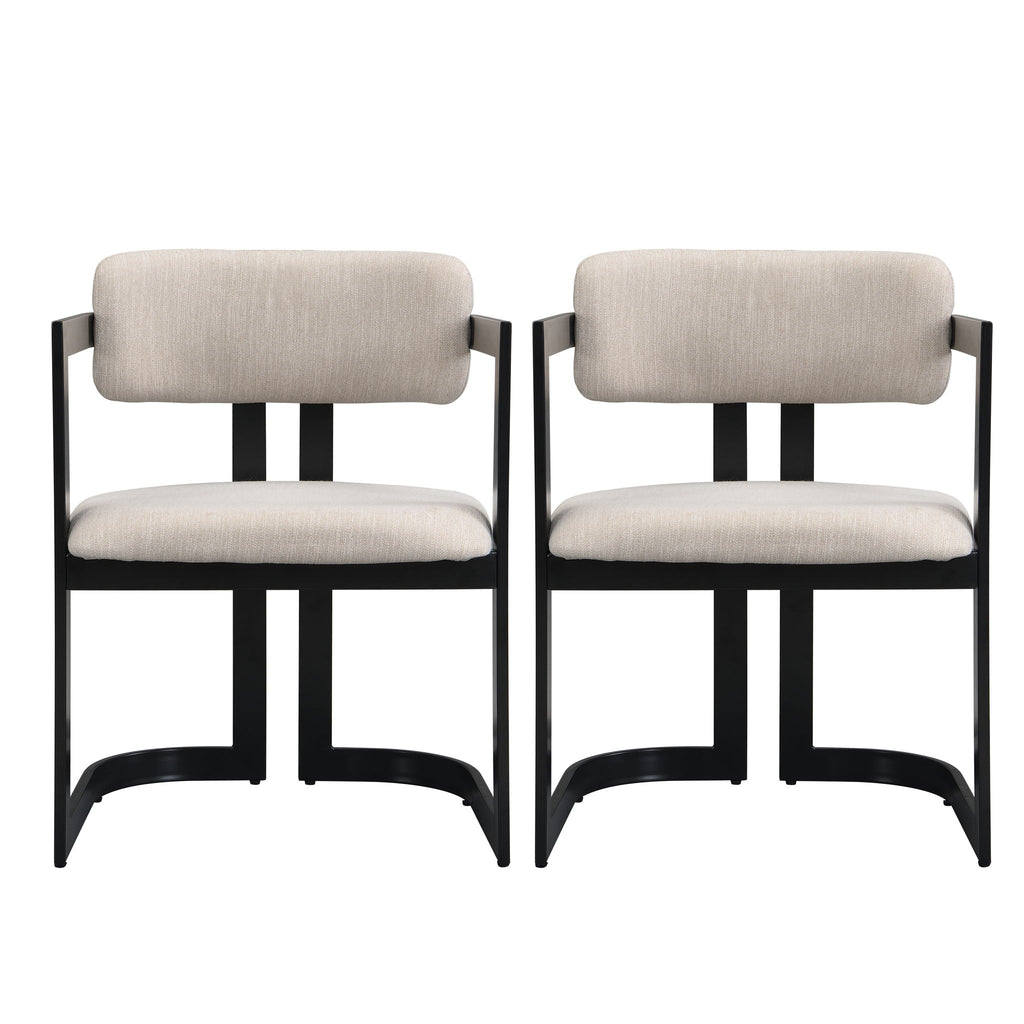 Upholstered Dining Armchairs (Set of 2)