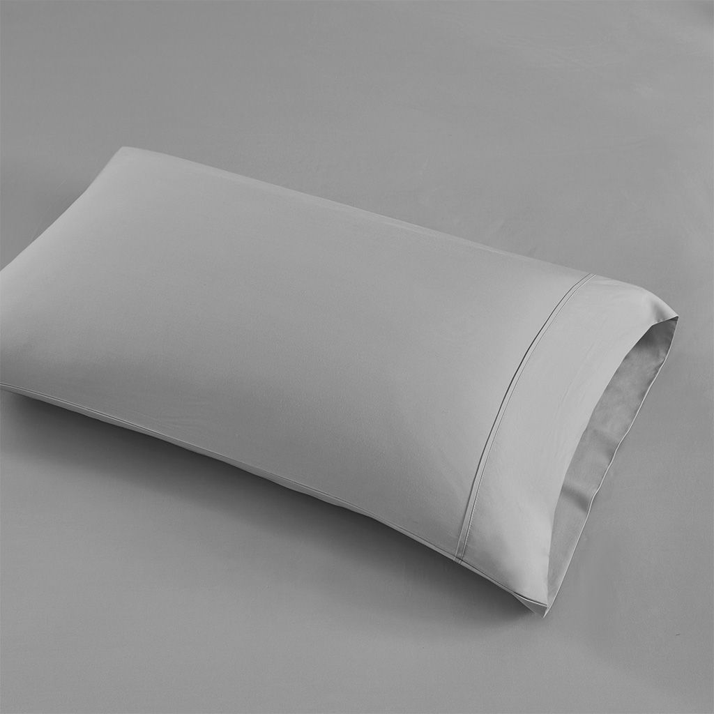 1000 Thread Count - HeiQ Smart Temperature Cotton Blend 4 Piece Sheet Set - Gray