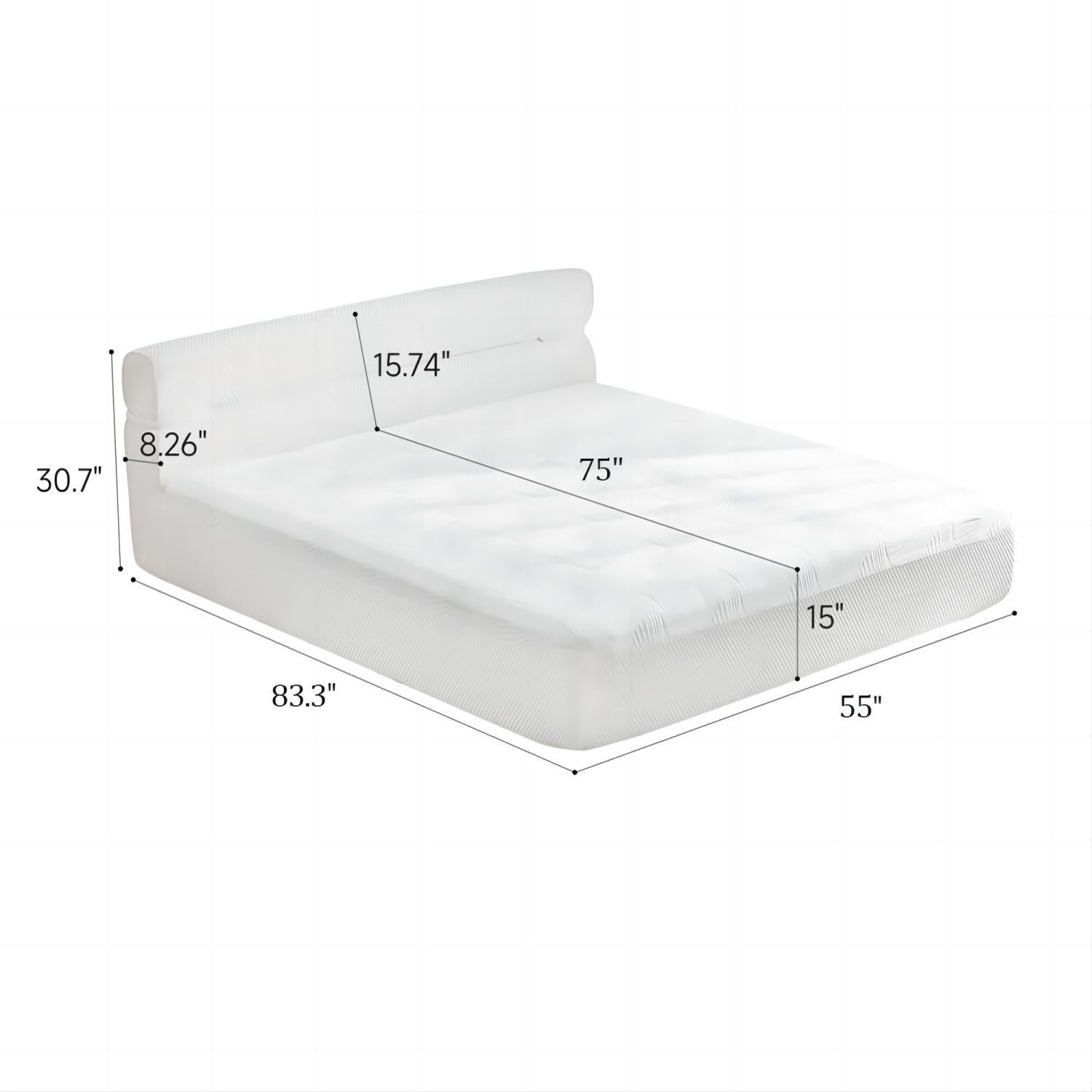 Mattress & Bed Frame With Cool, Pressure Relief, Motion Isolation