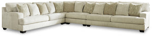 Rawcliffe - Left Arm Facing Sofa 4 Pc Sectional - Parchment