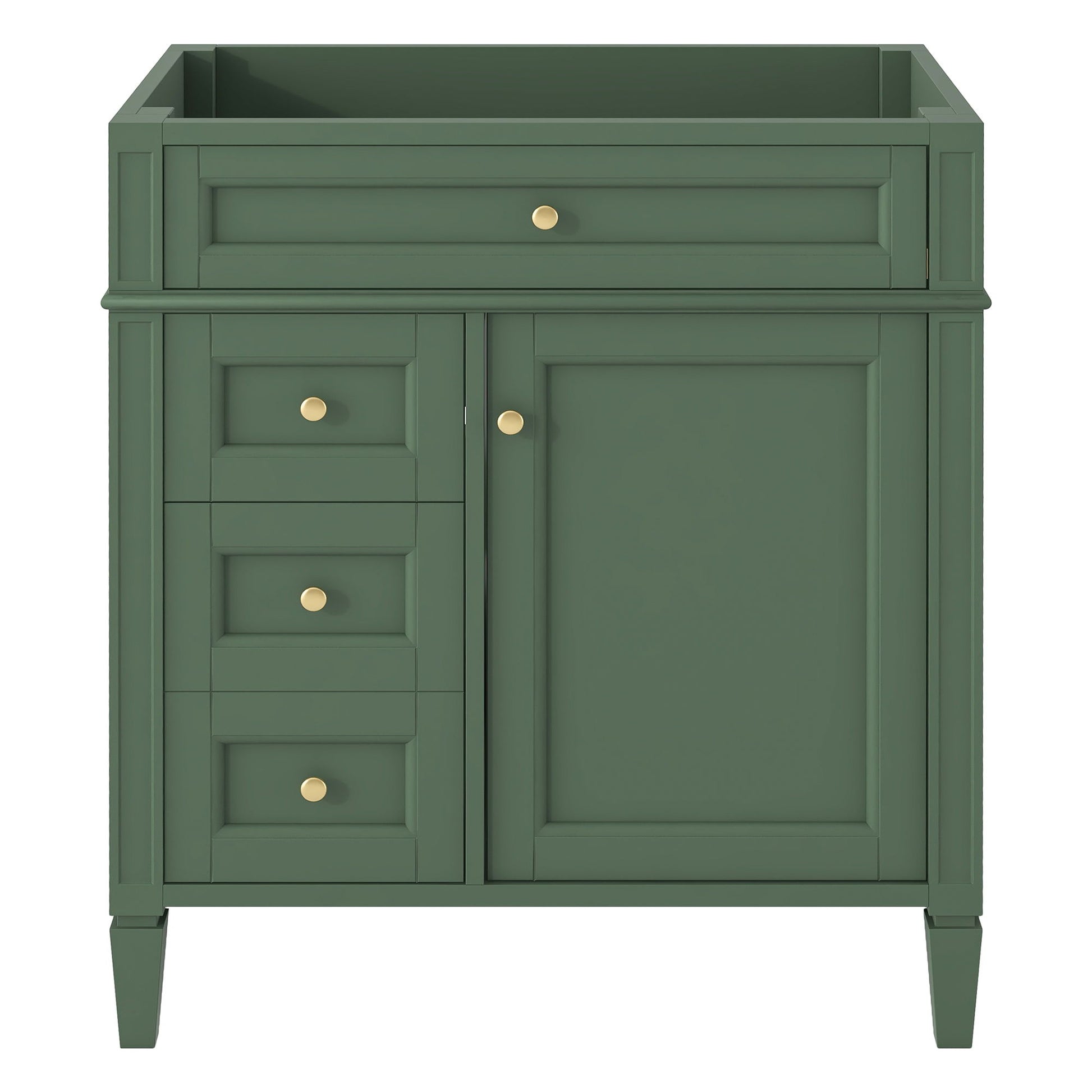 Bathroom Vanity With 2 Drawers And Tip-Out Drawer, Storage Cabinet