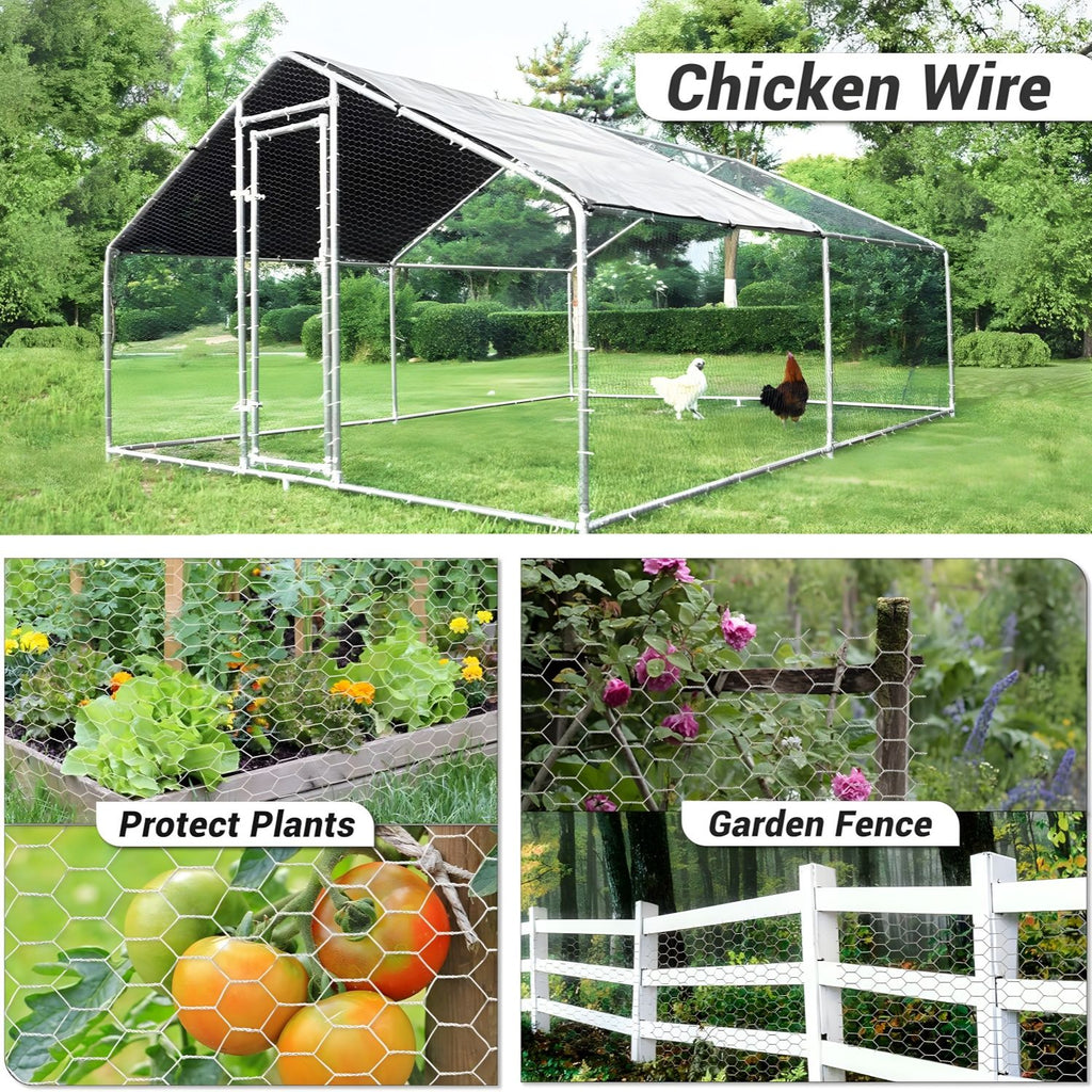 Galvanized Metal Hexagonal Mesh For Garden Protection