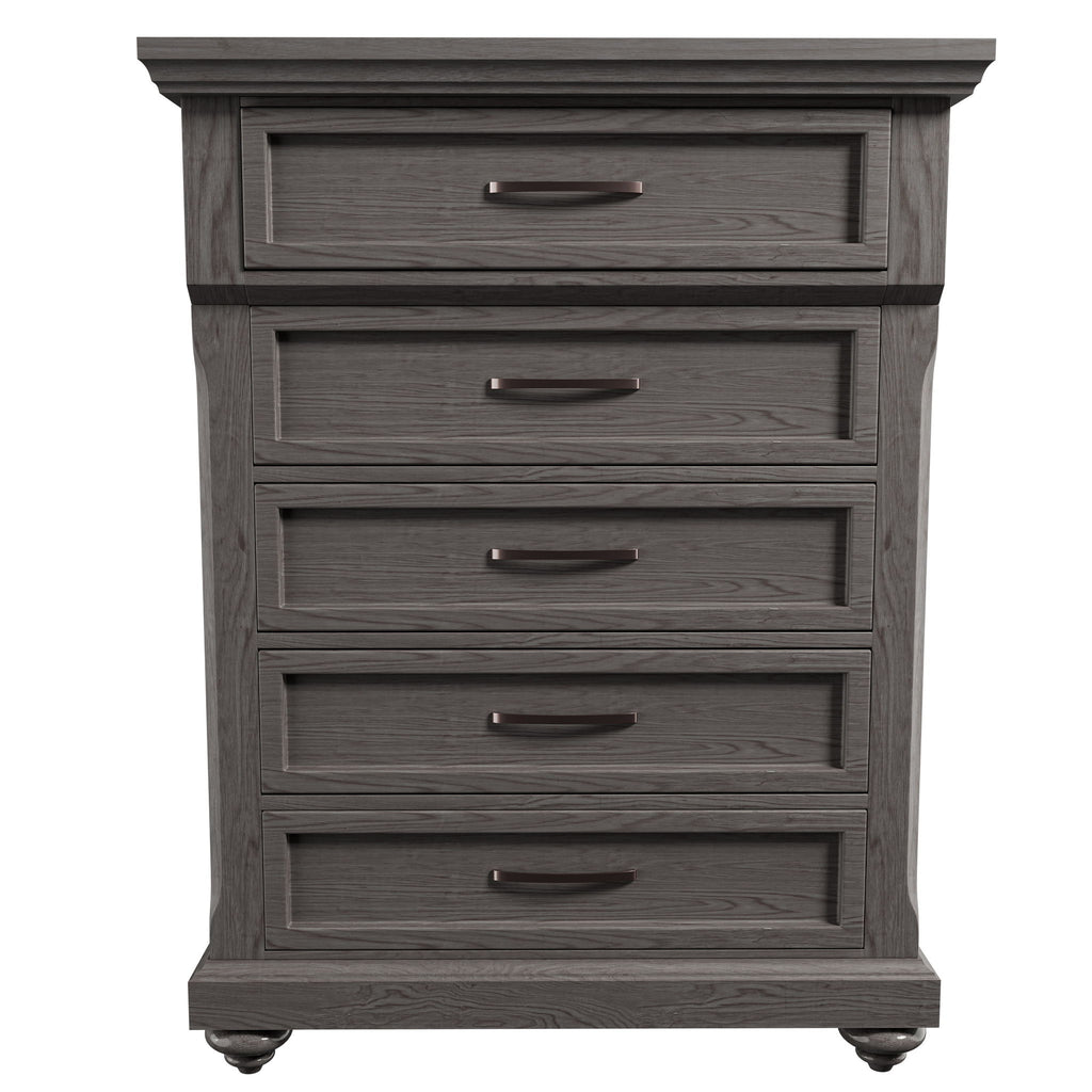 1 Piece Chest With Unique Legs - Antique Gray