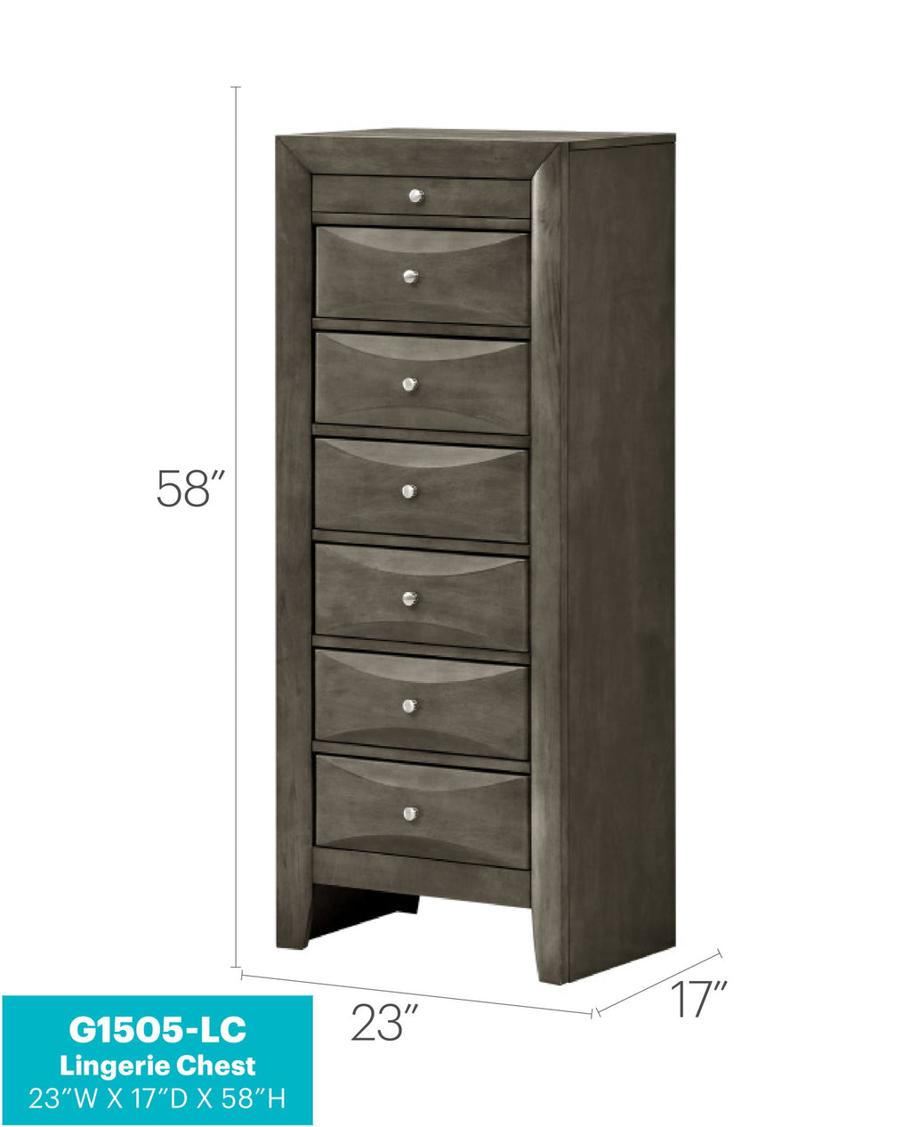 Marilla - 7 Drawer Lingerie Chest