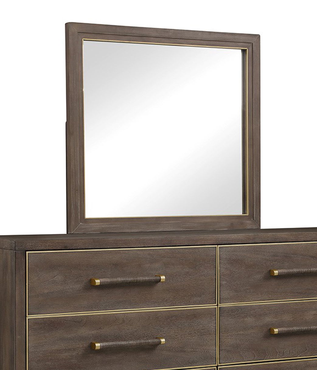Mirror - Sandblasted Walnut