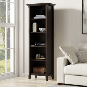 Amherst - 5 Shelf Bookcase - Brown - Pine