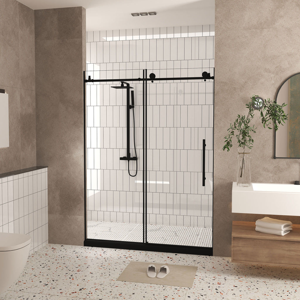 Frameless Shower Door With Handle