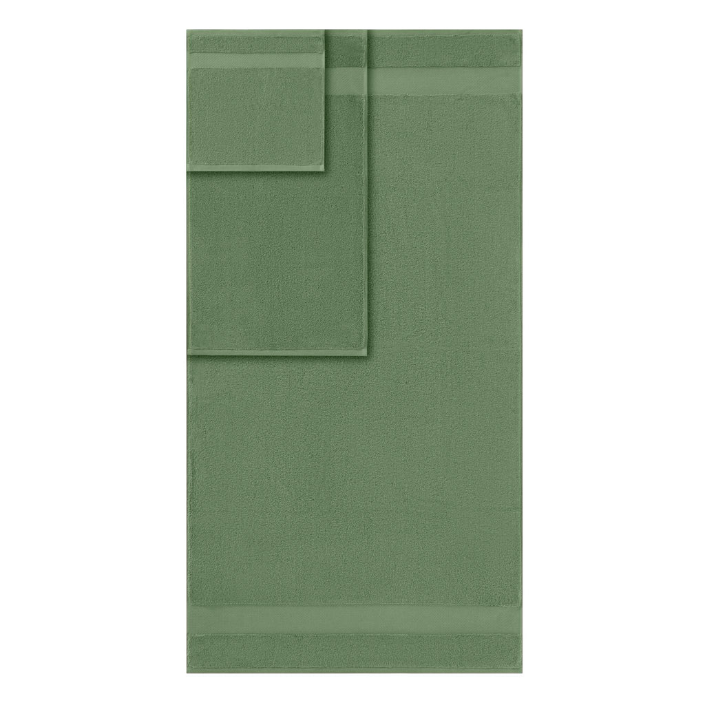 Turkish 6 Piece Bath Towel Set - Green