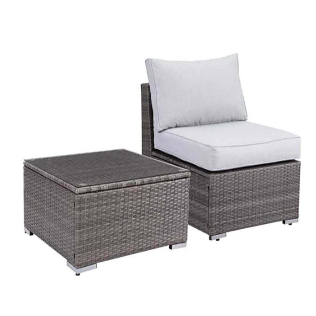 Modern Patio Set With Coffee Table