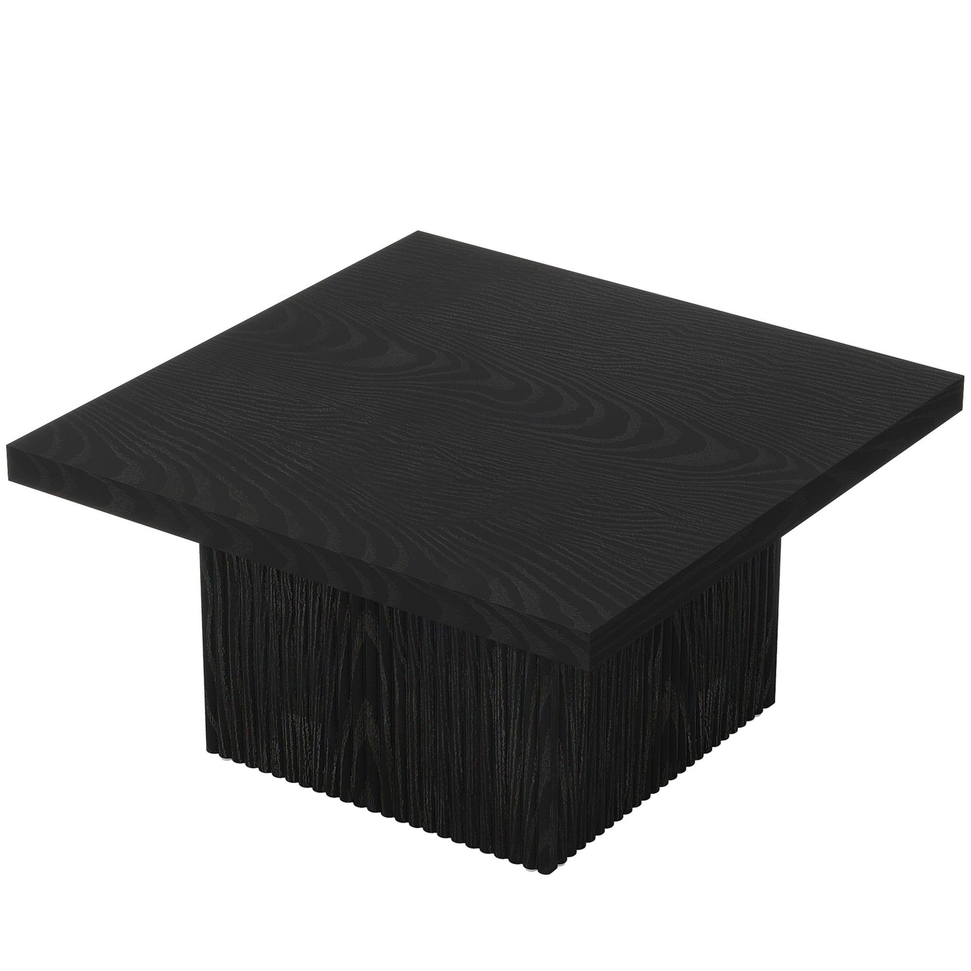 Modern Fluted Square Coffee Table