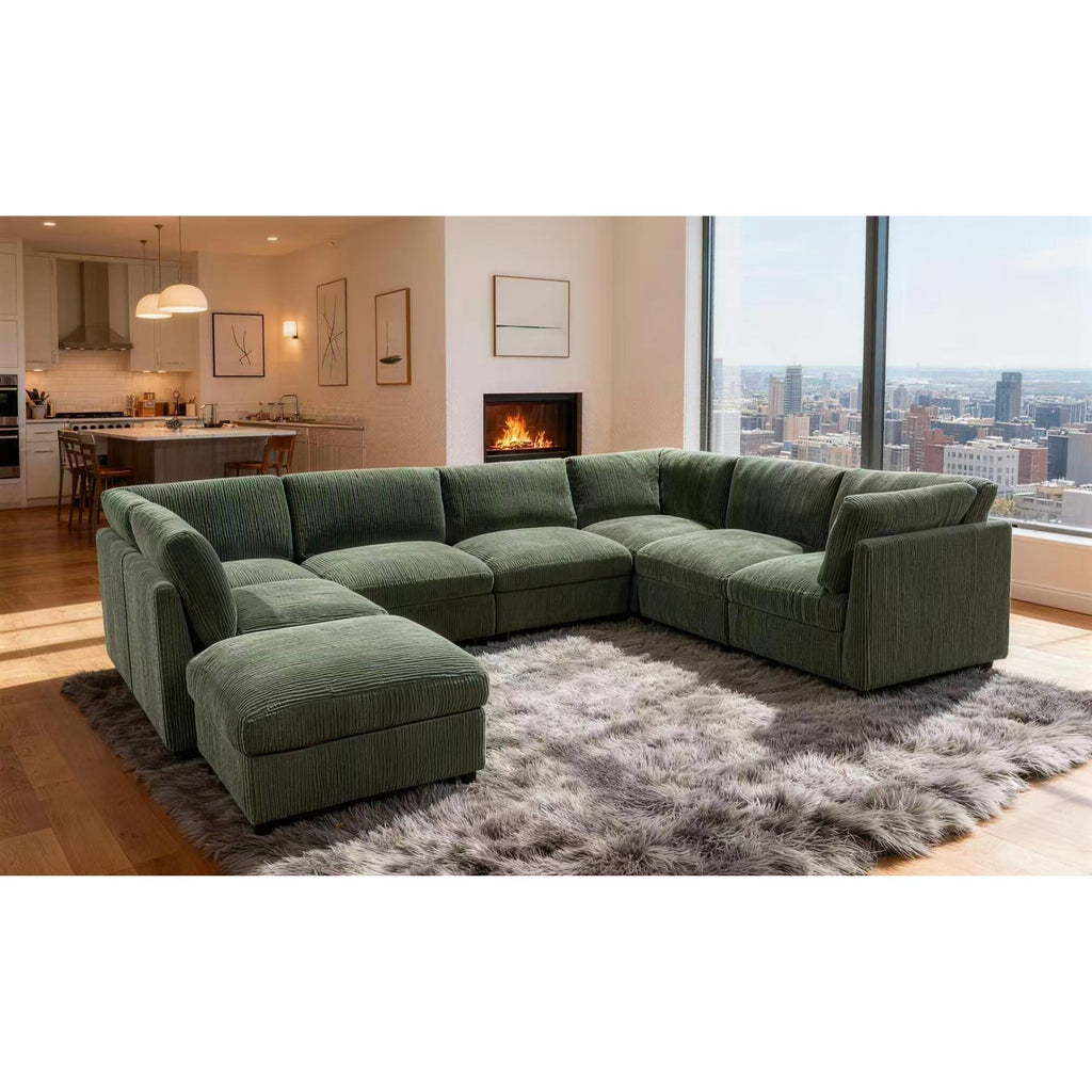 Modular Sectional With Custom Configuration