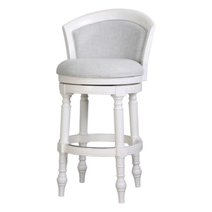 Barrel Back Stool With Swivel