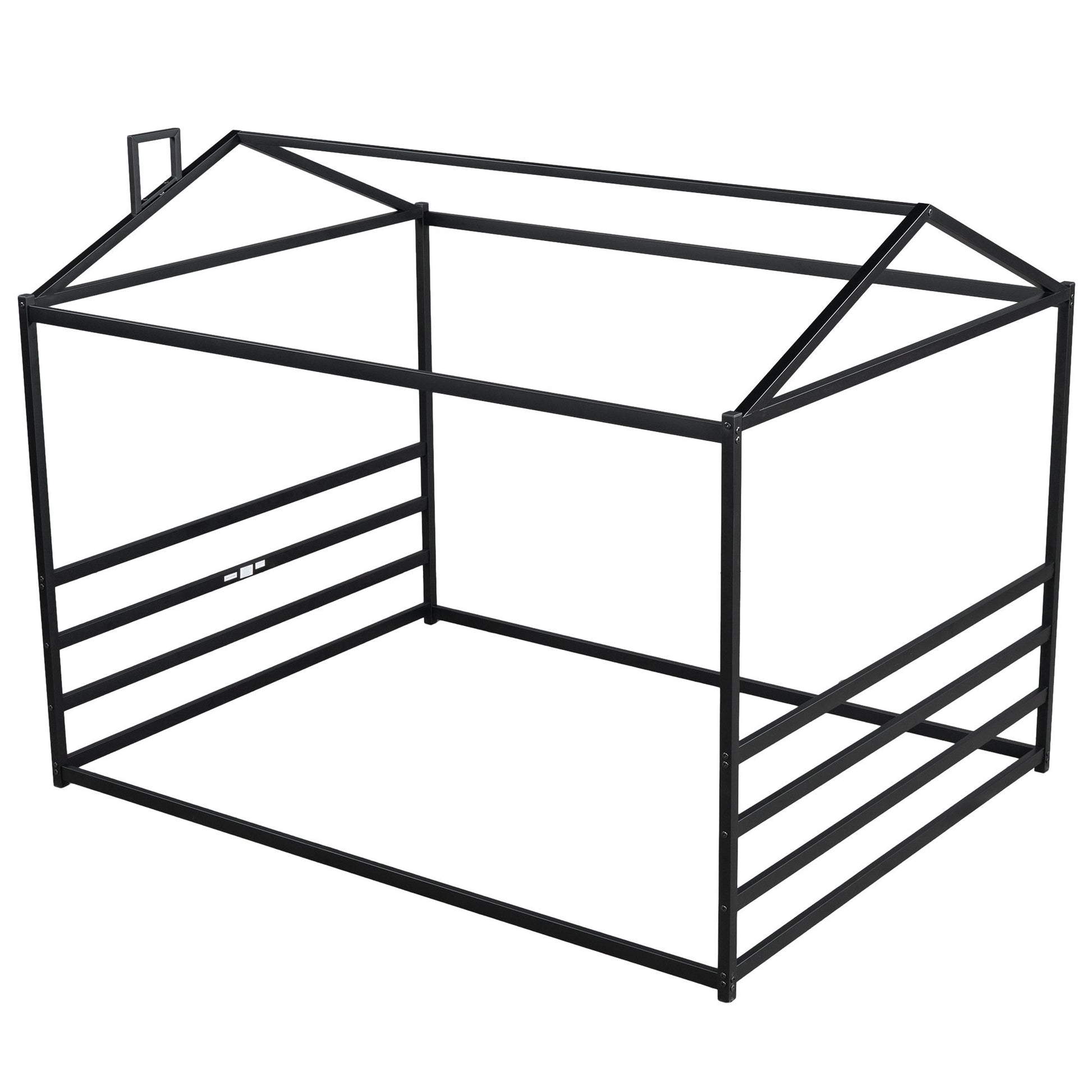 Metal House Shape Platform Bed