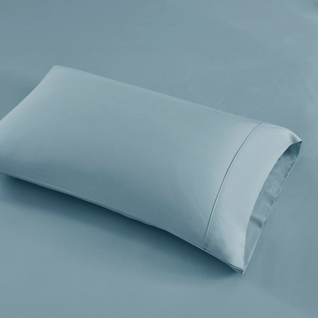 1000 Thread Count - California King HeiQ Smart Temperature Blend 4 Piece Sheet Set - Blue