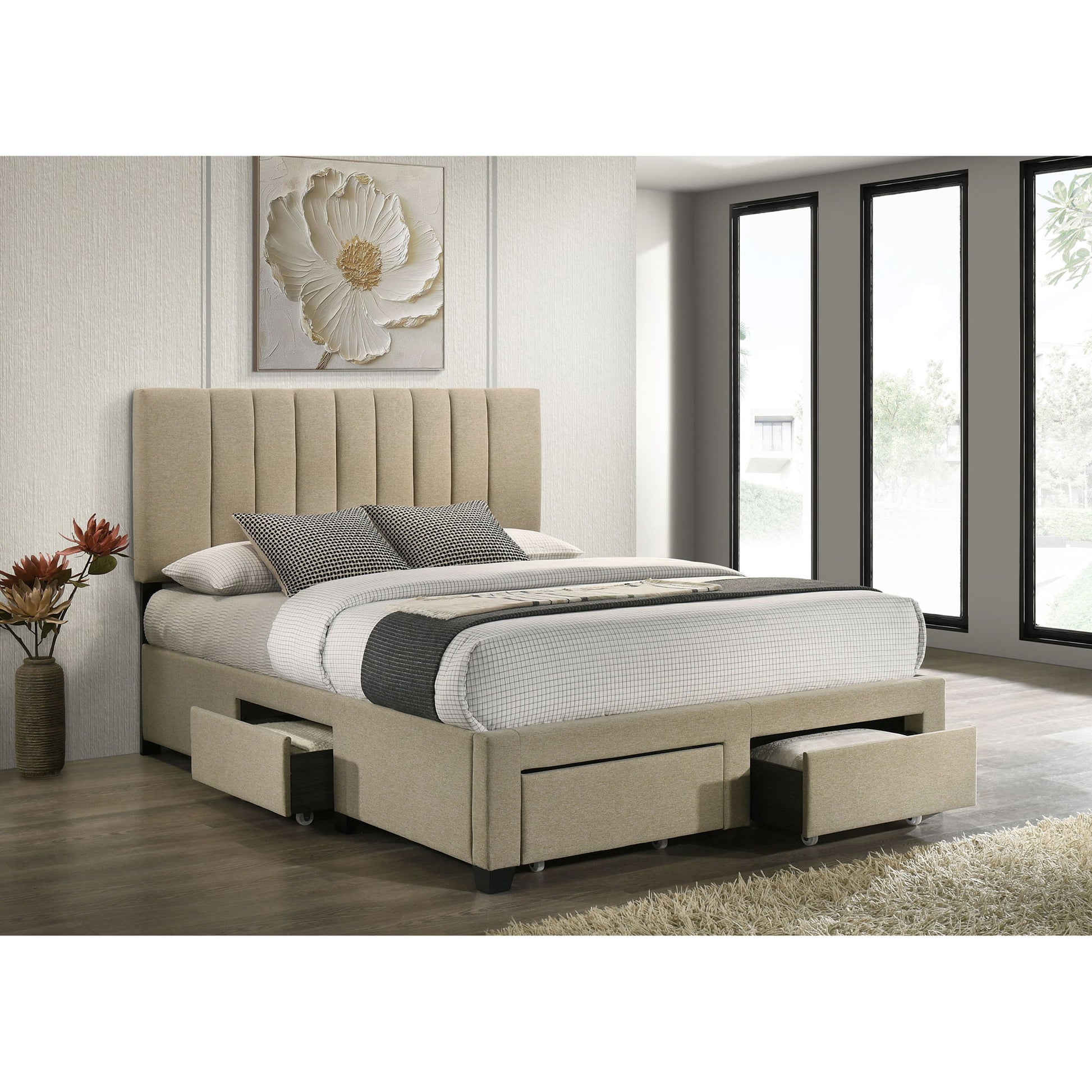 Orisa - 4 Drawer Storage Bed