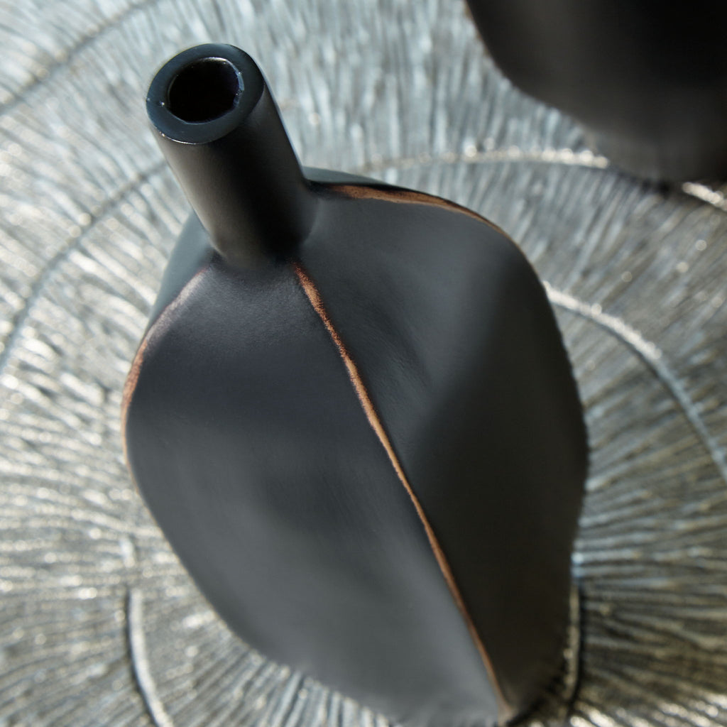 Rhaveney - Vase (Set of 3) - Small - Black