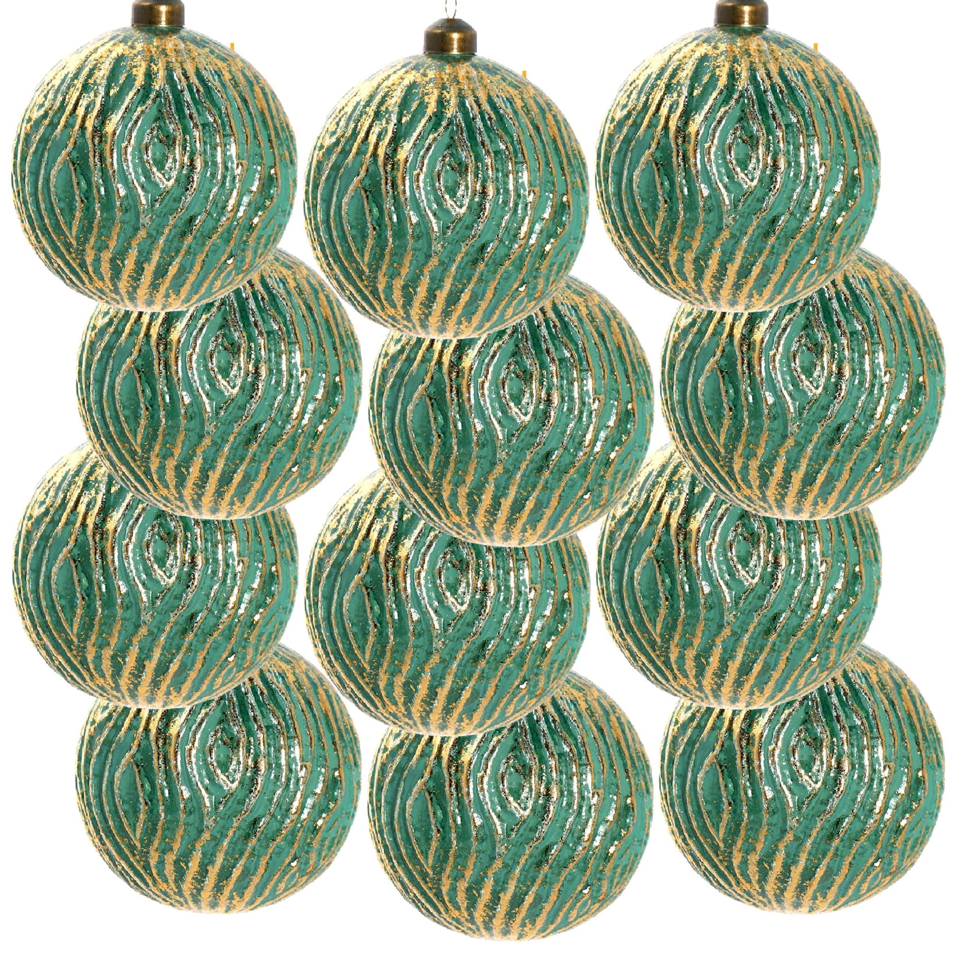 Christmas Ball Glass Decorative Hanging Ball Christmas Tree Ornaments For Holiday Party Decorations