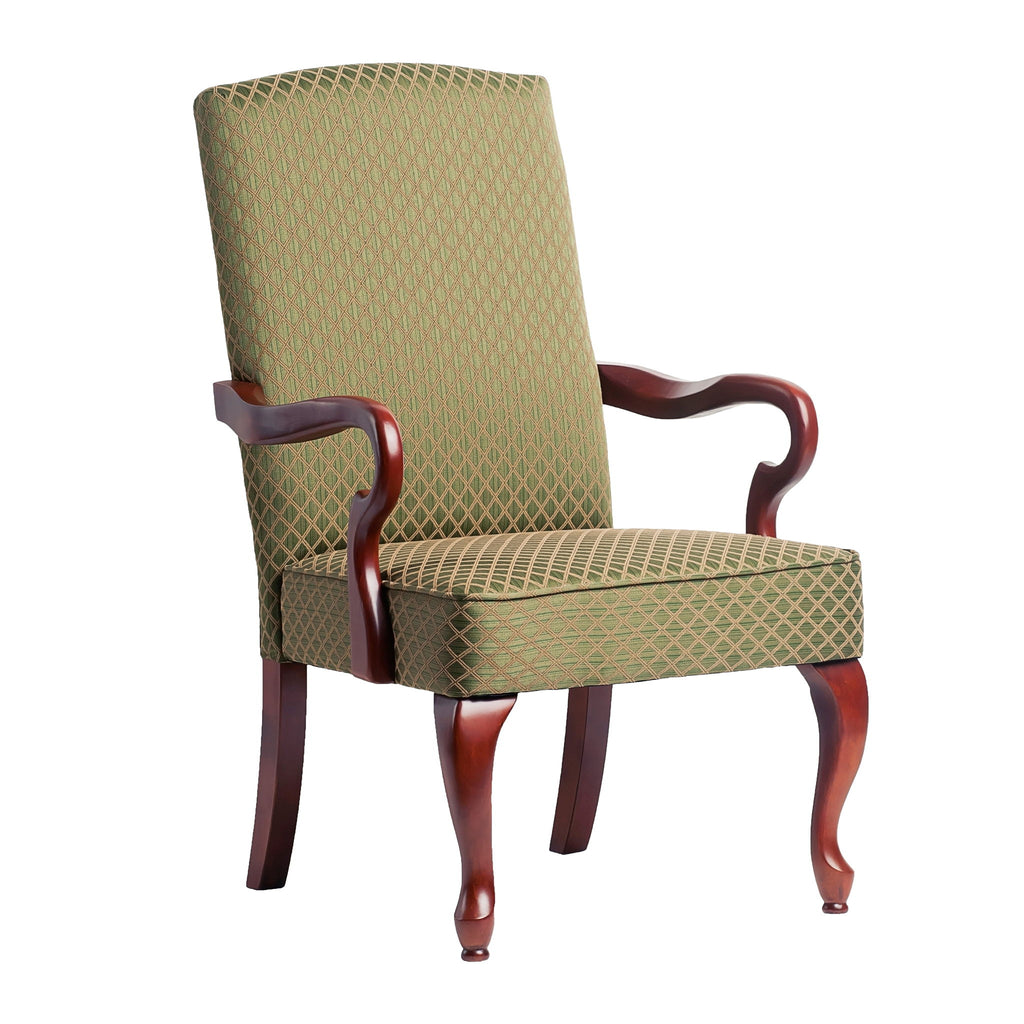 Delaney - Elegant Gooseneck Arm Chair With High Back
