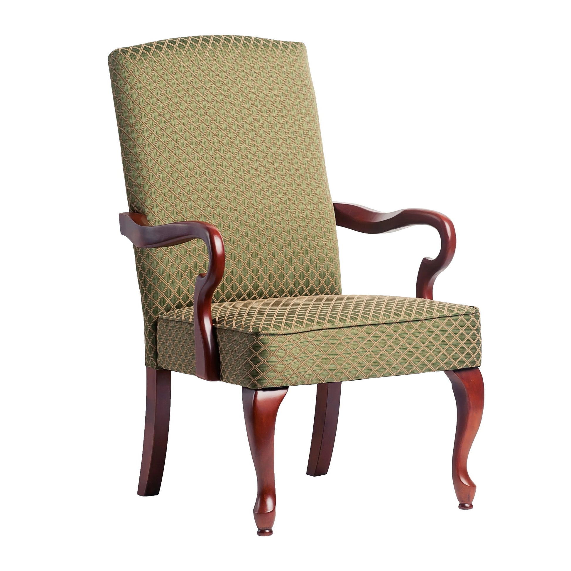 Delaney - Elegant Gooseneck Arm Chair With High Back