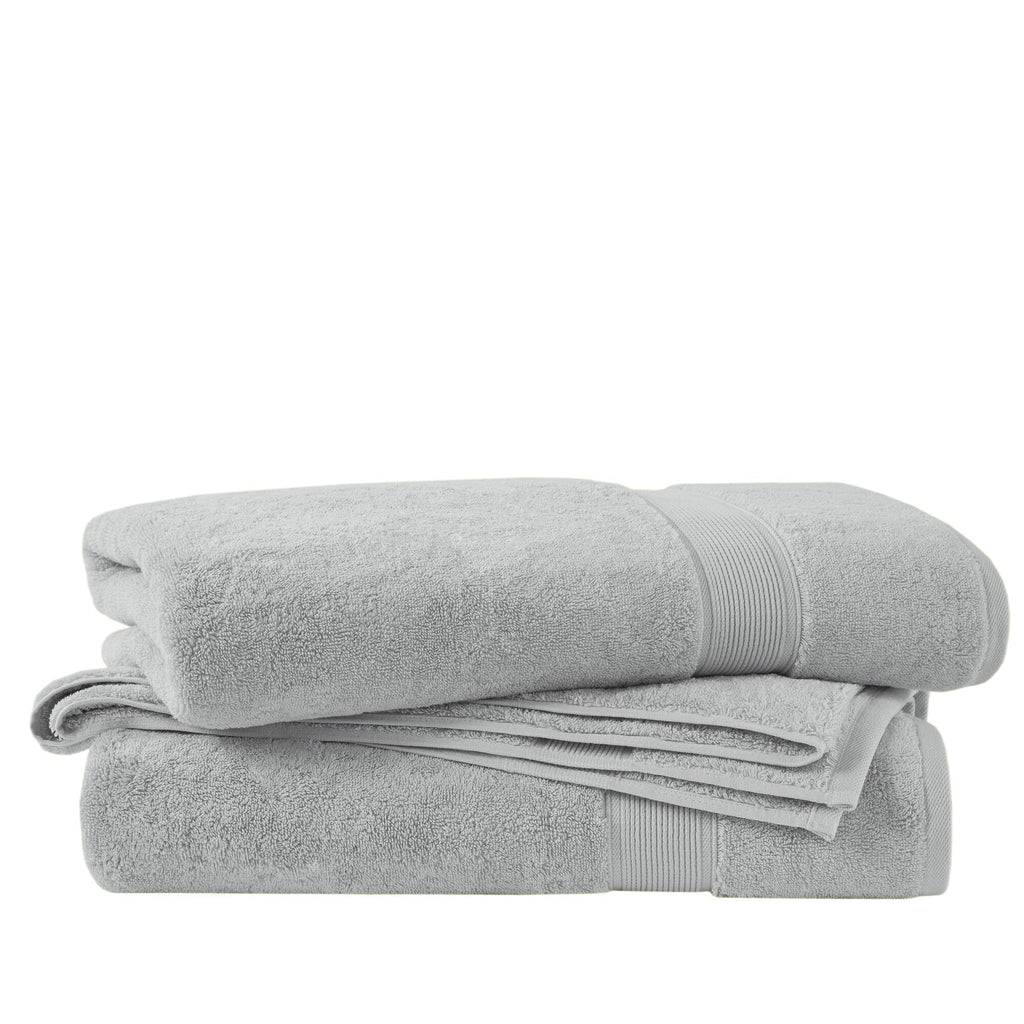 800GSM - 2 Piece Set Bath Sheet Antimicrobial - Silver