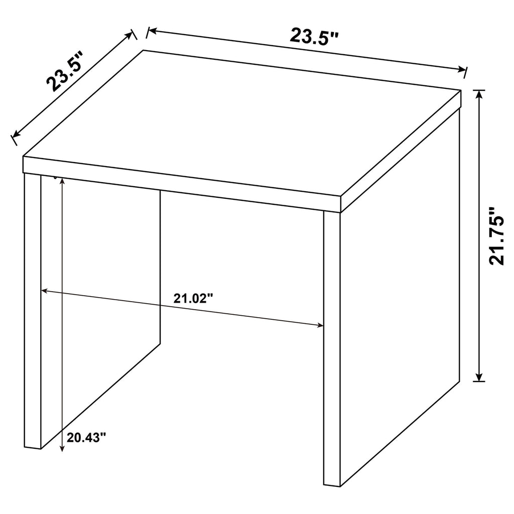 Parker - Accent Side End Table - Wood
