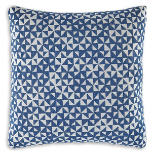 Jaycott Next-Gen Nuvella - Indoor/Outdoor Pillow (Set of 4) - Blue / White