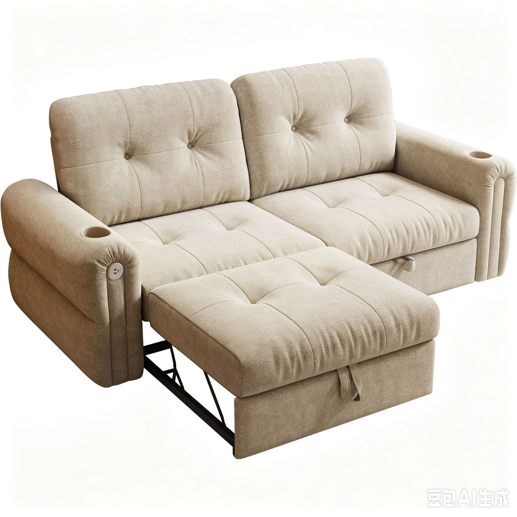 Cloud Like Convertible Sofa Bed With For Living Room