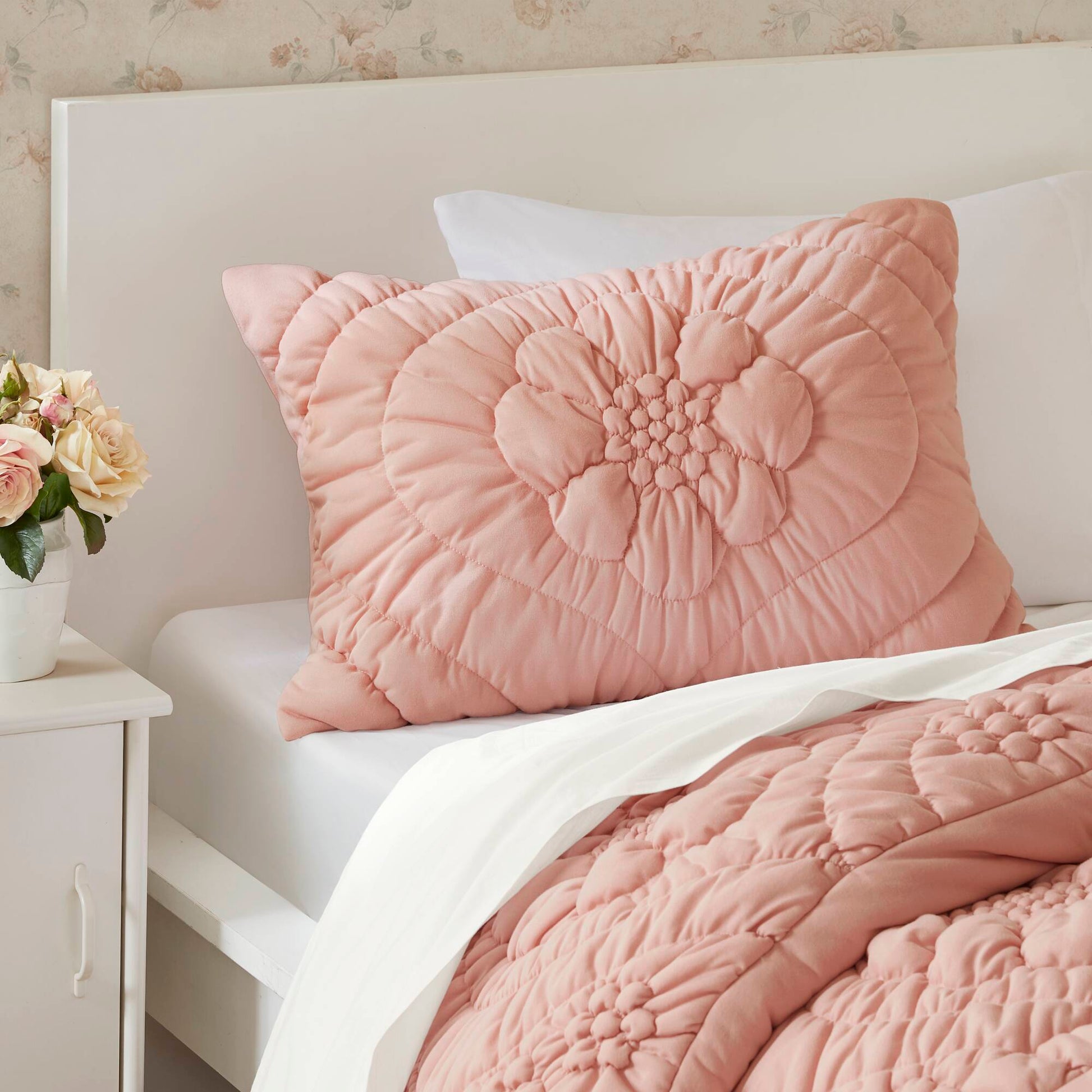 Elise - Full/Queen Comforter Set - Pink