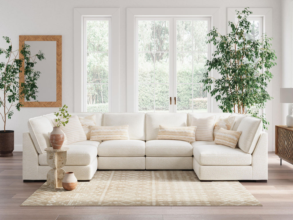 Donelson Creek - 6-Piece Sectional - Vanilla