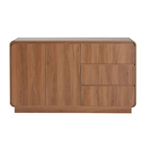 Sideboard, Wide Storage With 2 Doors And 3 Drawers