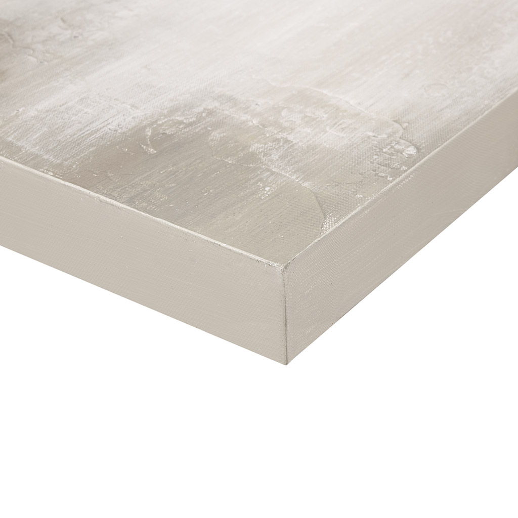 Luminous - Hand Painted Heavy Textured Glitz Canvas (Set of 3) - Taupe
