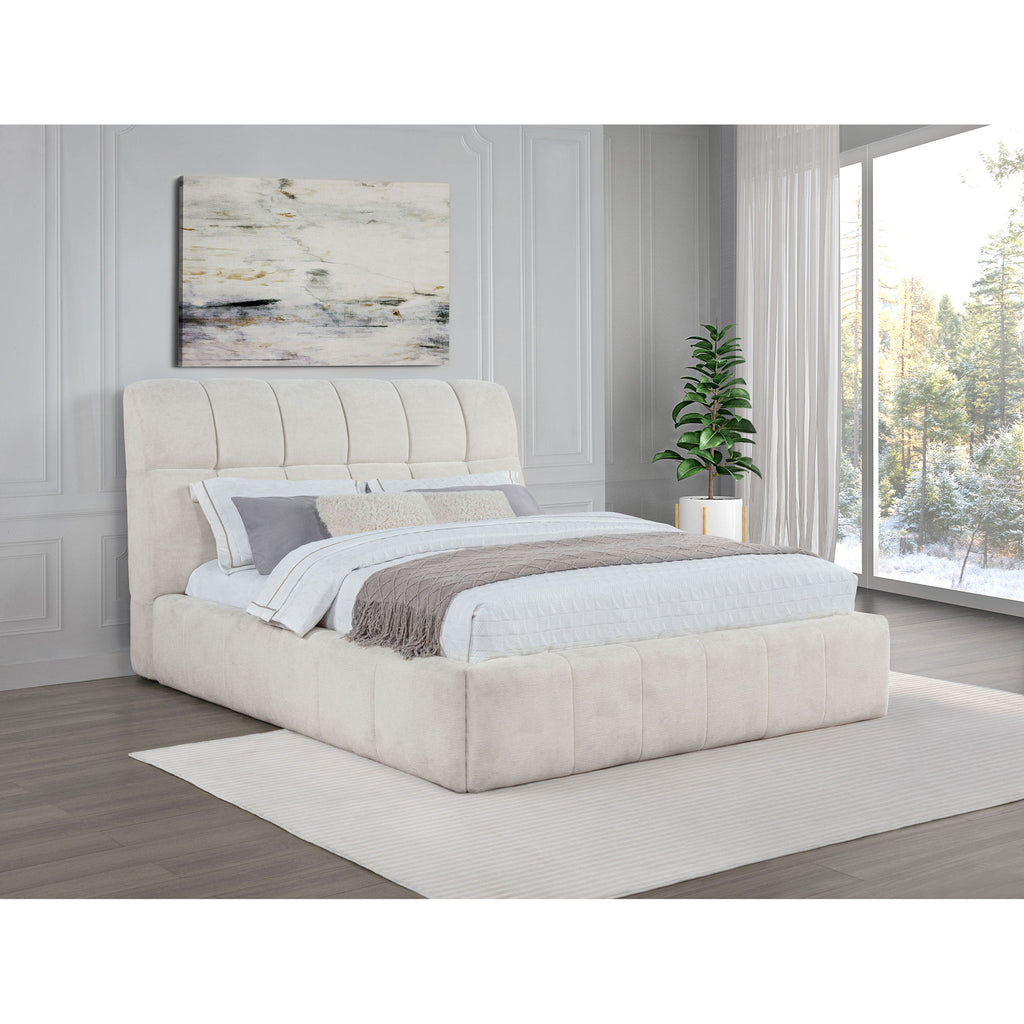 Branson - Platform Bed With Tufted Headboard