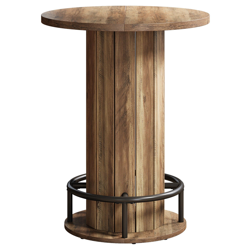 Pub Bistro Table - Rustic Brown