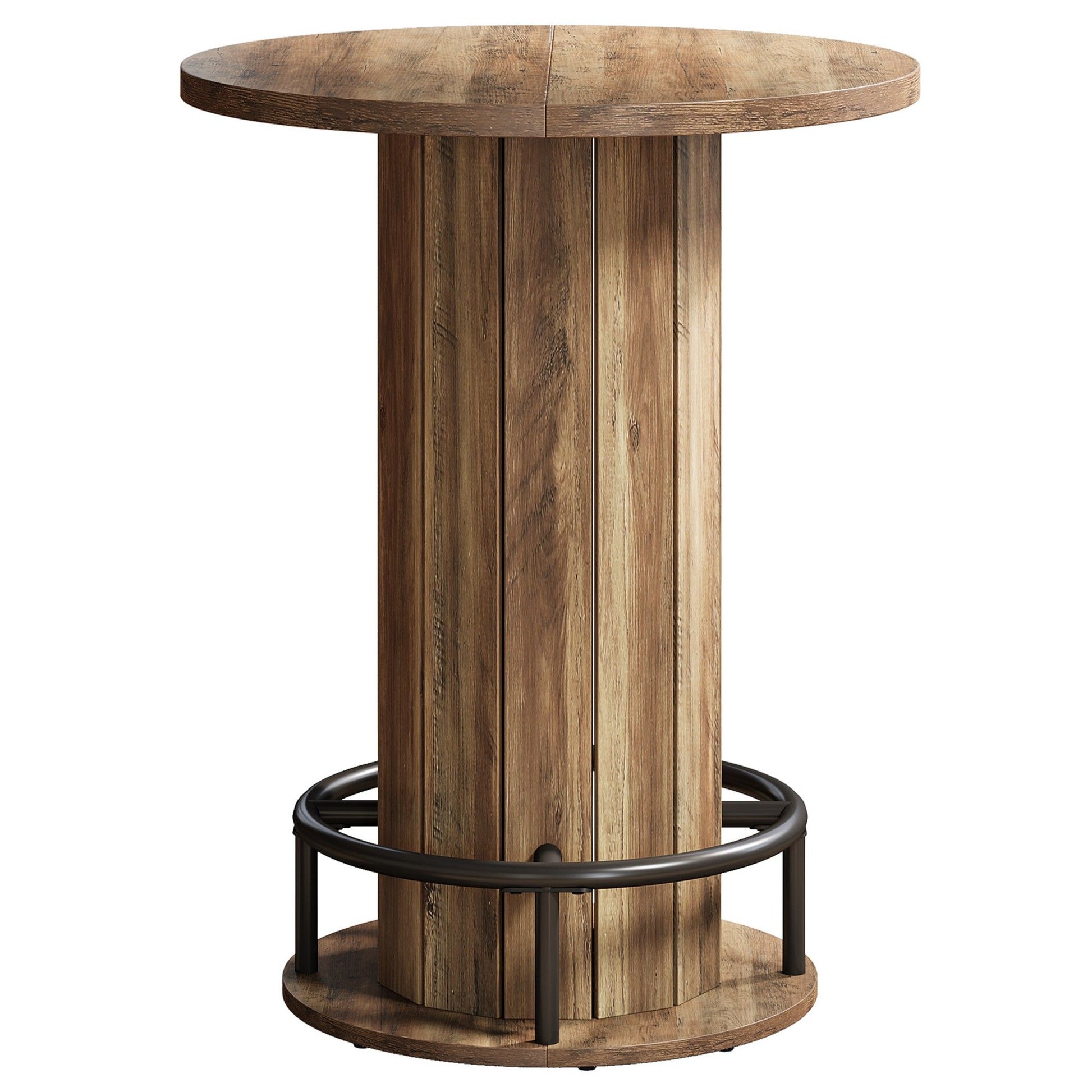 Pub Bistro Table - Rustic Brown