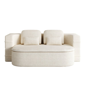 2 In 1 Foldable Sofa Bed With Multi Functional Blanket