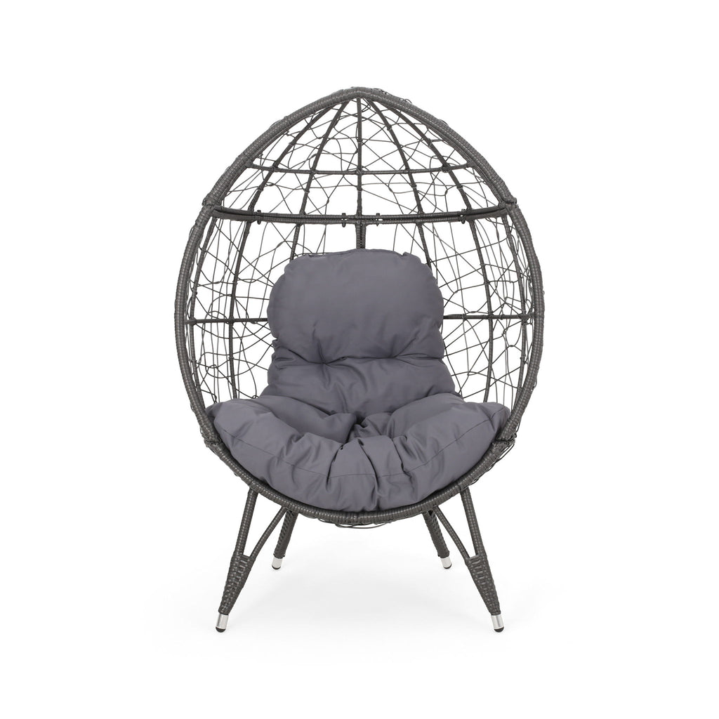 Cosmos - Round Hammered Iron Teardrop Chair