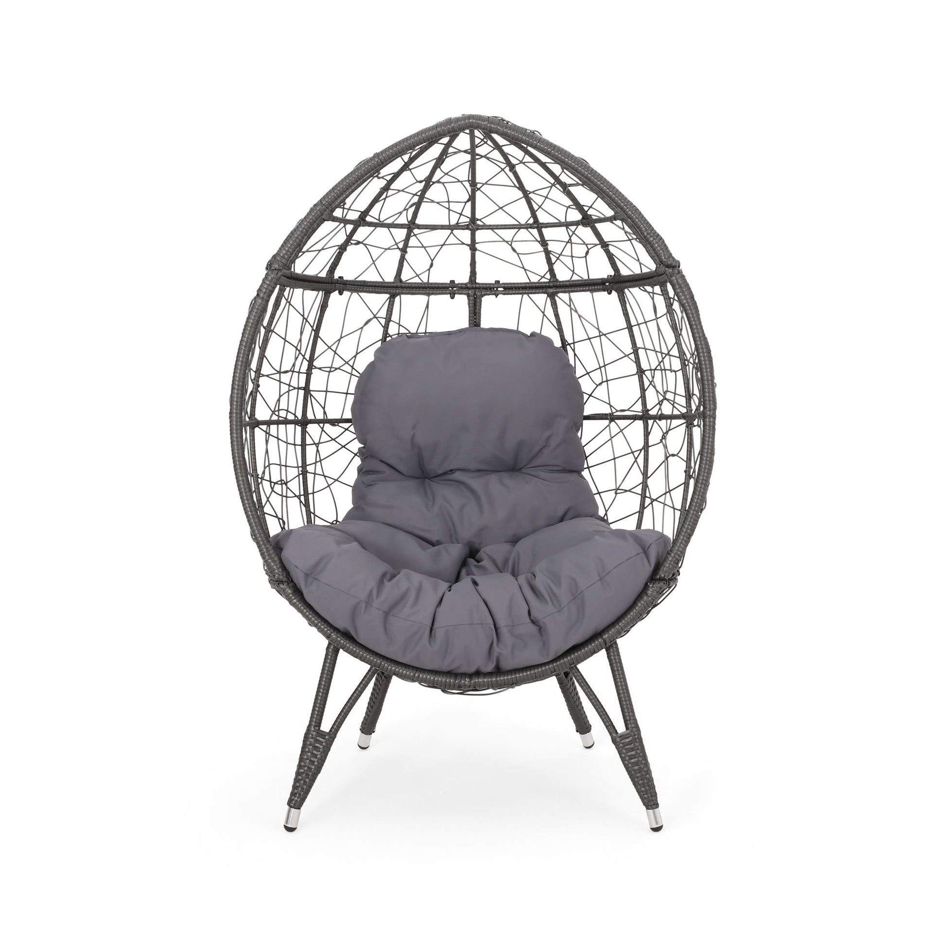 Cosmos - Round Hammered Iron Teardrop Chair