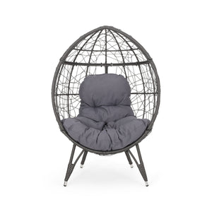 Cosmos - Round Hammered Iron Teardrop Chair