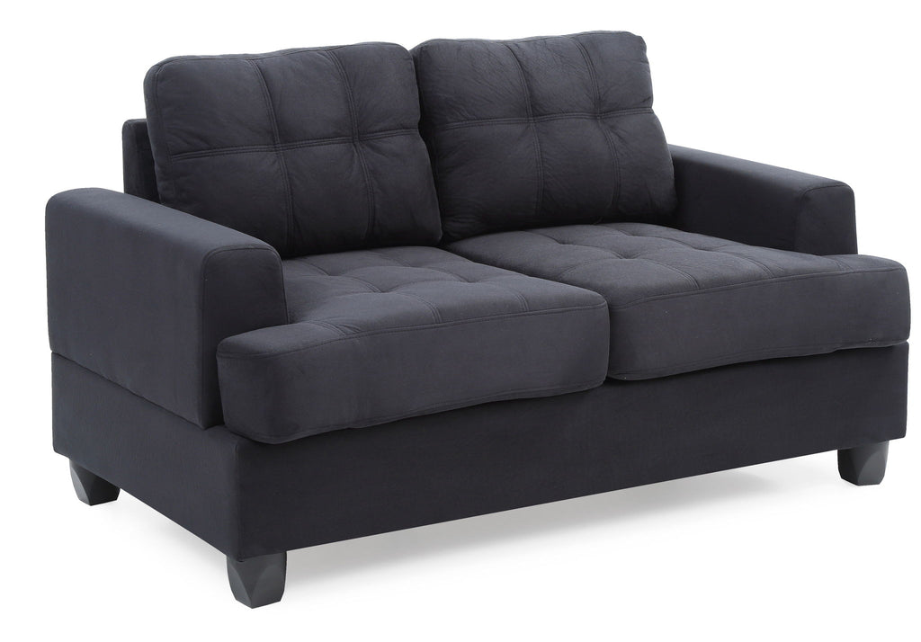 Stylish Transitional Loveseat For Two