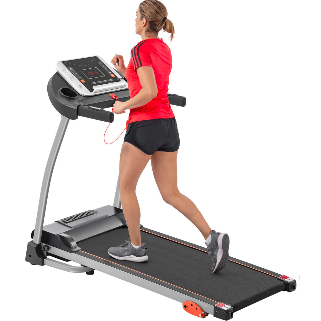 Foldable Treadmill With Incline For Running Walking Exercise - Black