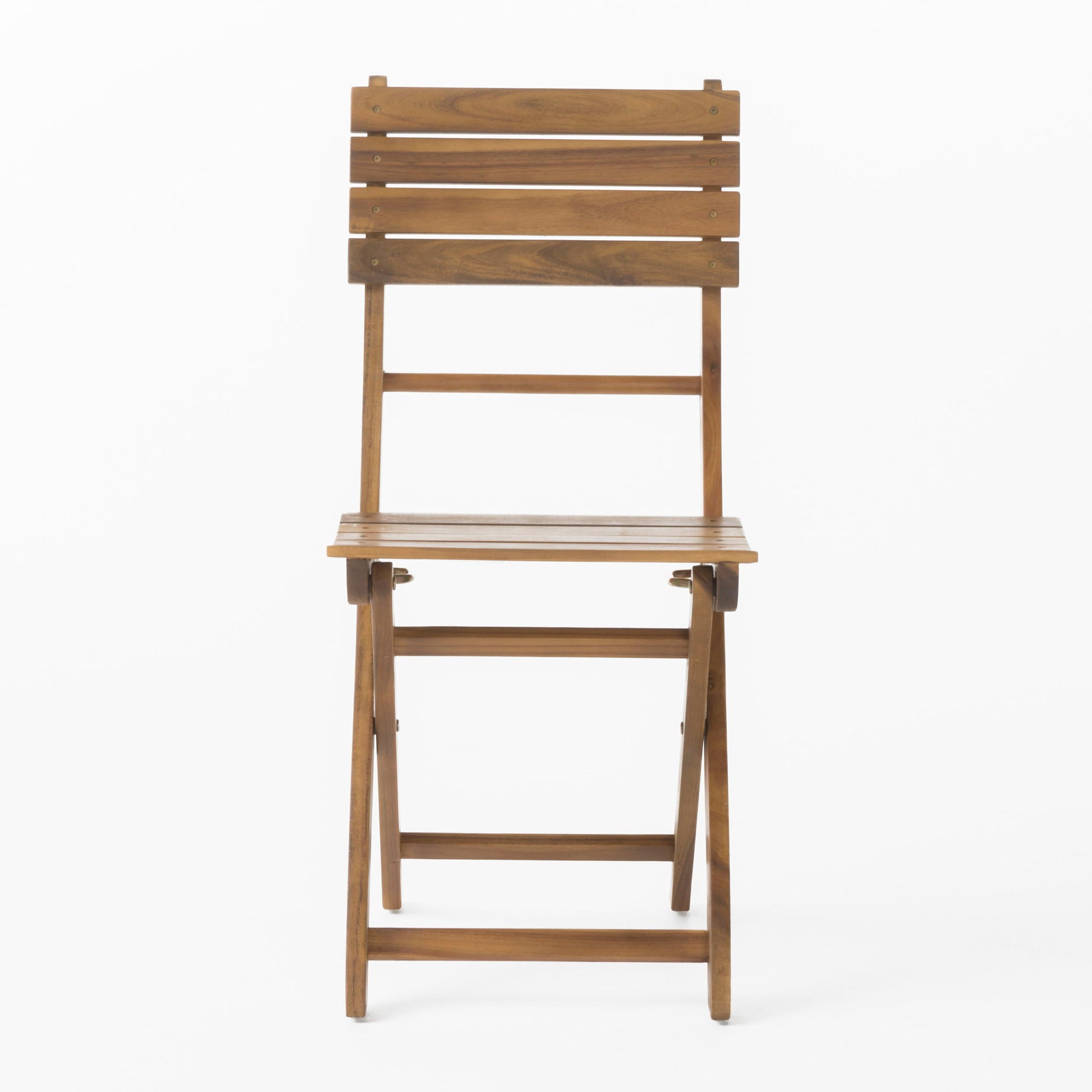 Outdoor 3 Piece Half Round Folding Bistro Set