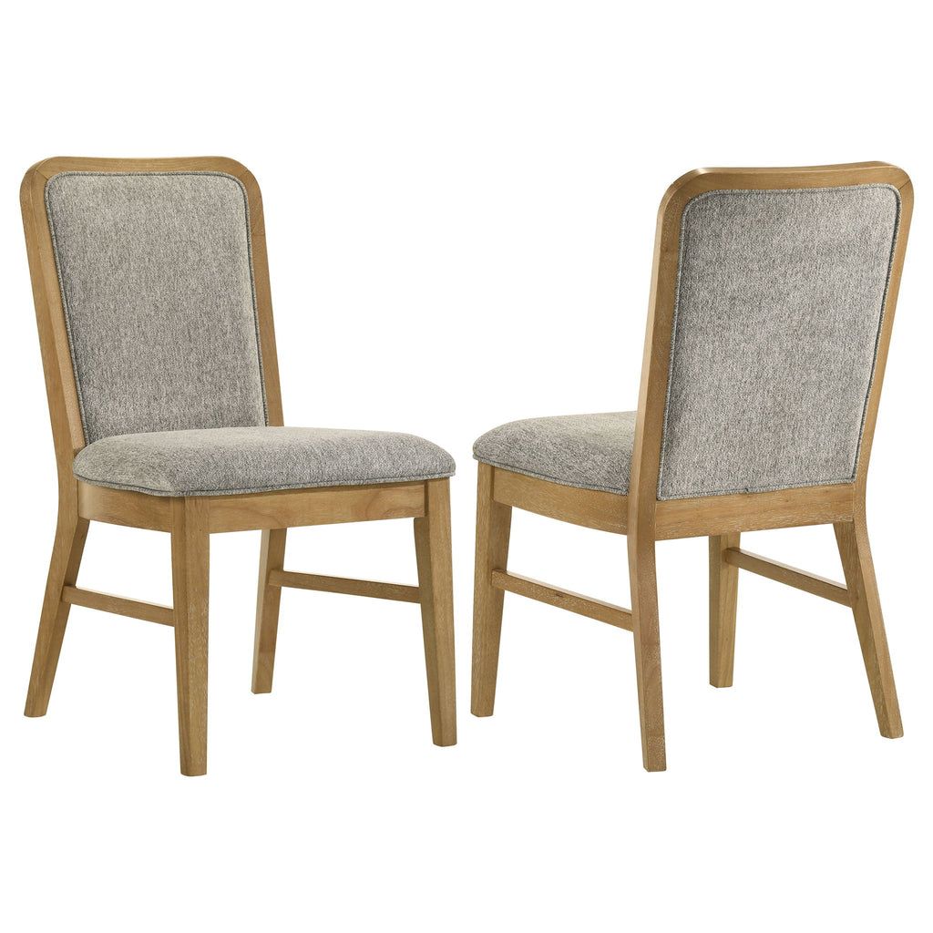 Teleli - Dining Side Chair (Set of 2) - Natural / Gray