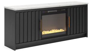 Cadmori - TV Stand With Fireplace Option