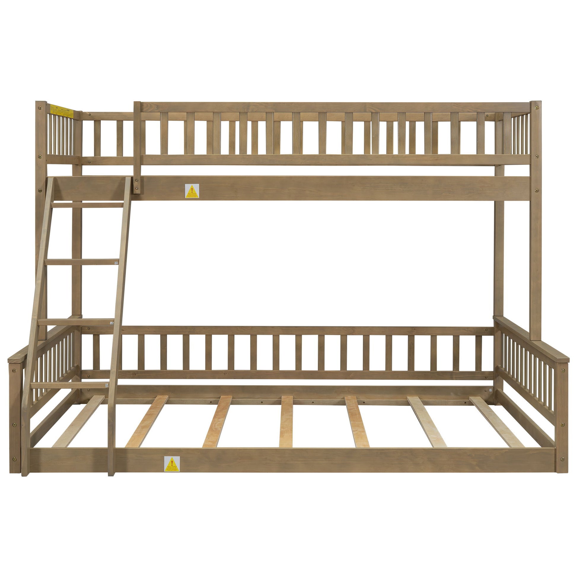 Bunk Bed With Ladder And Guardrails
