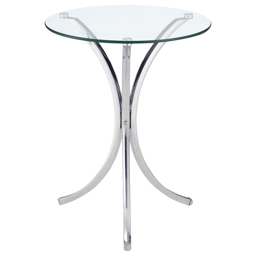 Claudia - Side Table - Chrome