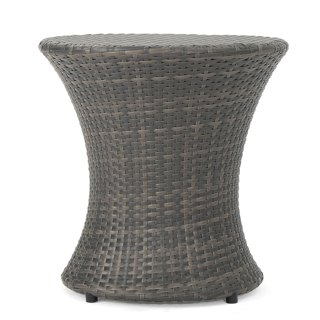 Thrive - Hourglass Rattan Table With No Glass Top